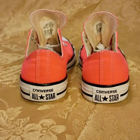 CONVERSE Orange All Star Sneakers Women's 9.0 Men's 7.0 - Picture 8 of 12